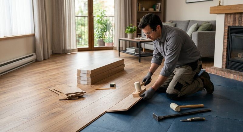 Laminate Floor Installation in Uxbridge, MA