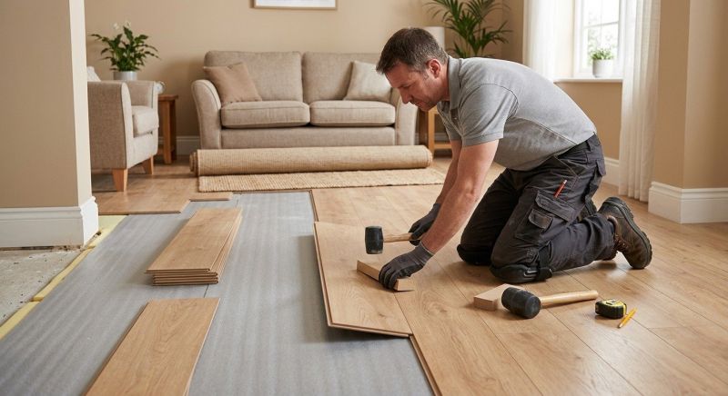 Laminate Floor Installation in West Warwick, RI