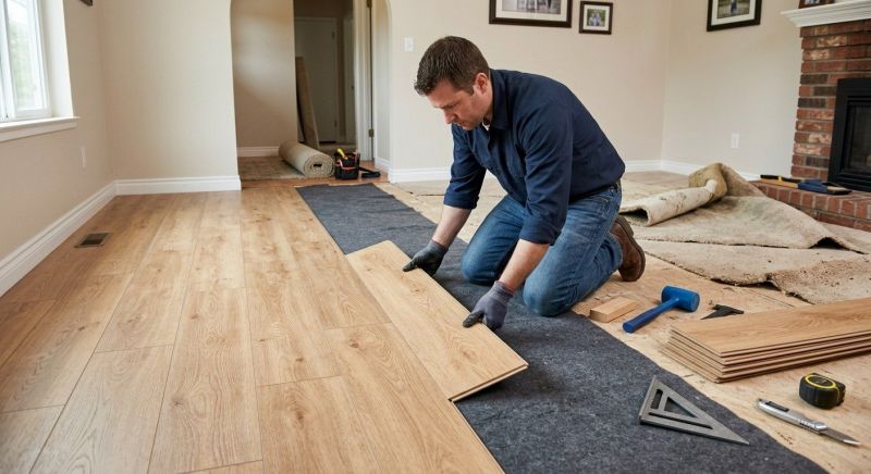 Laminate Floor Remodeling in Providence, RI
