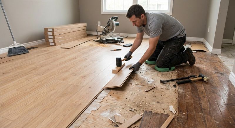 Laminate Floor Replacement in Fall River, MA