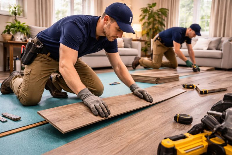 Laminate Floor Replacement in Walpole, MA