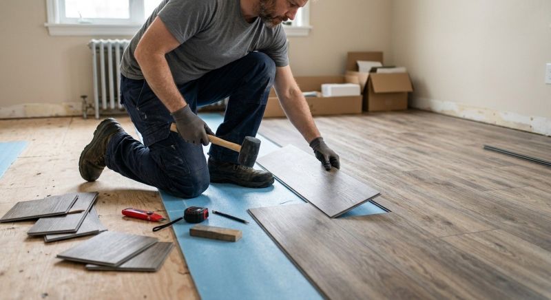 Linoleum Floor Installation in Fall River, MA