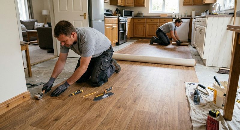 Linoleum Floor Installation in Providence, RI