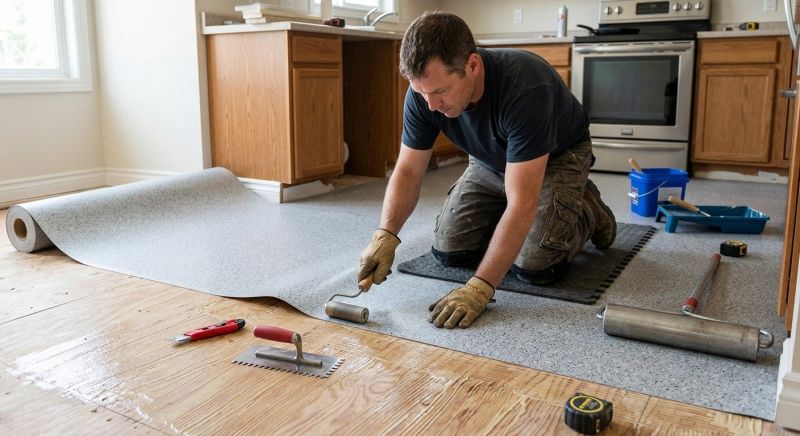 Linoleum Floor Installation in Pawtucket, RI