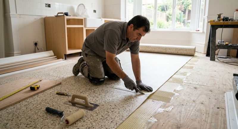 Linoleum Floor Installation in West Warwick, RI
