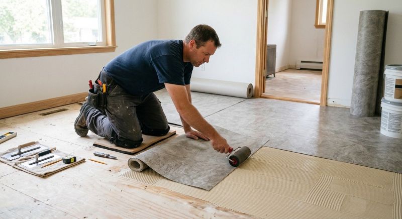 Sheet Flooring Installation in Exeter, RI