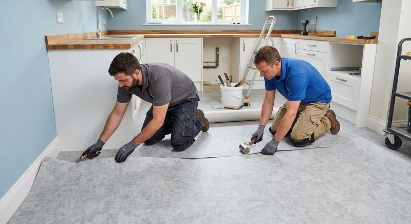 Sheet Linoleum Installation in Providence, RI