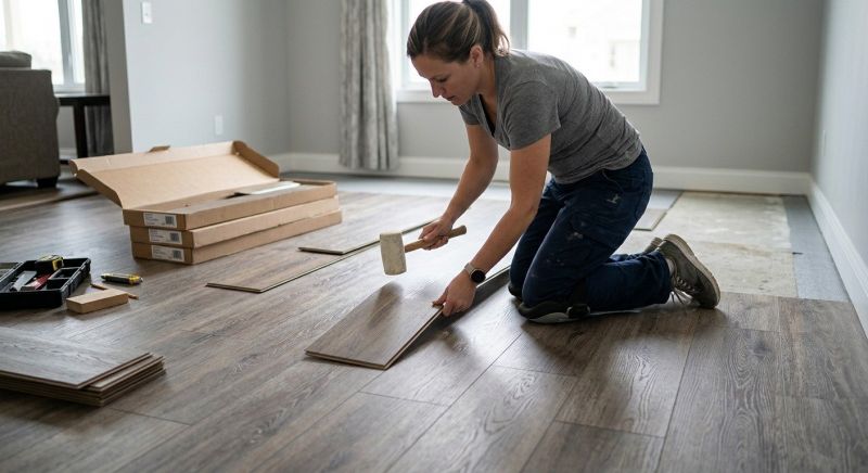 Vinyl Plank Floor Installation in Providence, RI